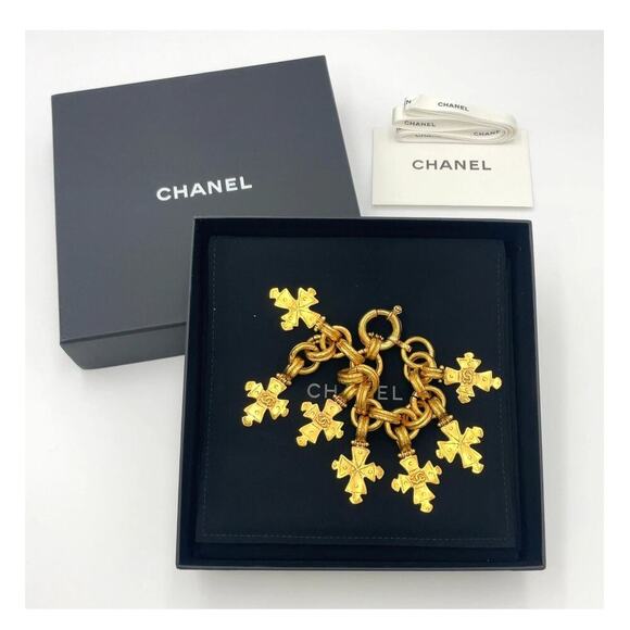 Chanel Coco Mark Cross GD 94P Bracelet W/ Bag and Box - Picture 1 of 16
